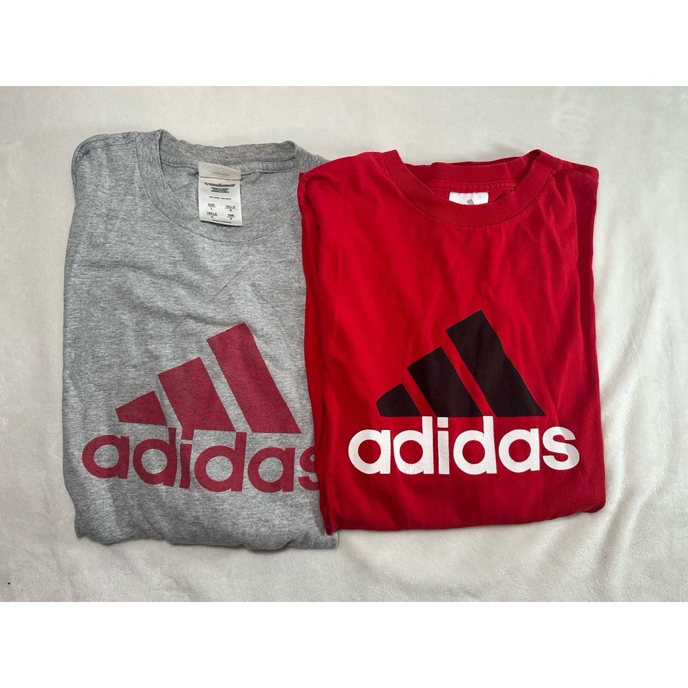 Vintage adidas Logo Graphic long sleeve T-Shirts